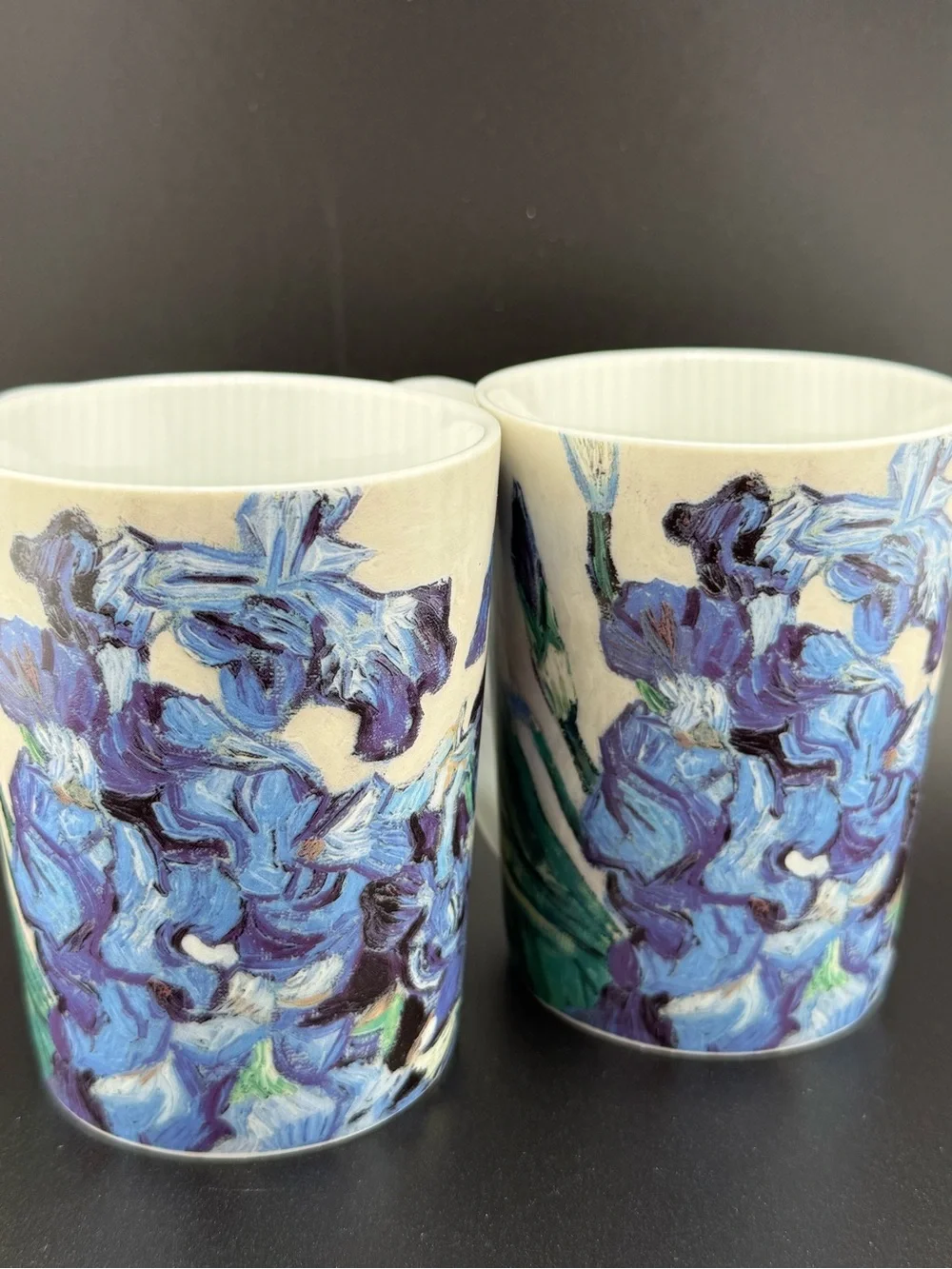 Van Gogh Irises Tea Set The Met Museum Teapot & 2 Cups Porcelain Displayed Only
